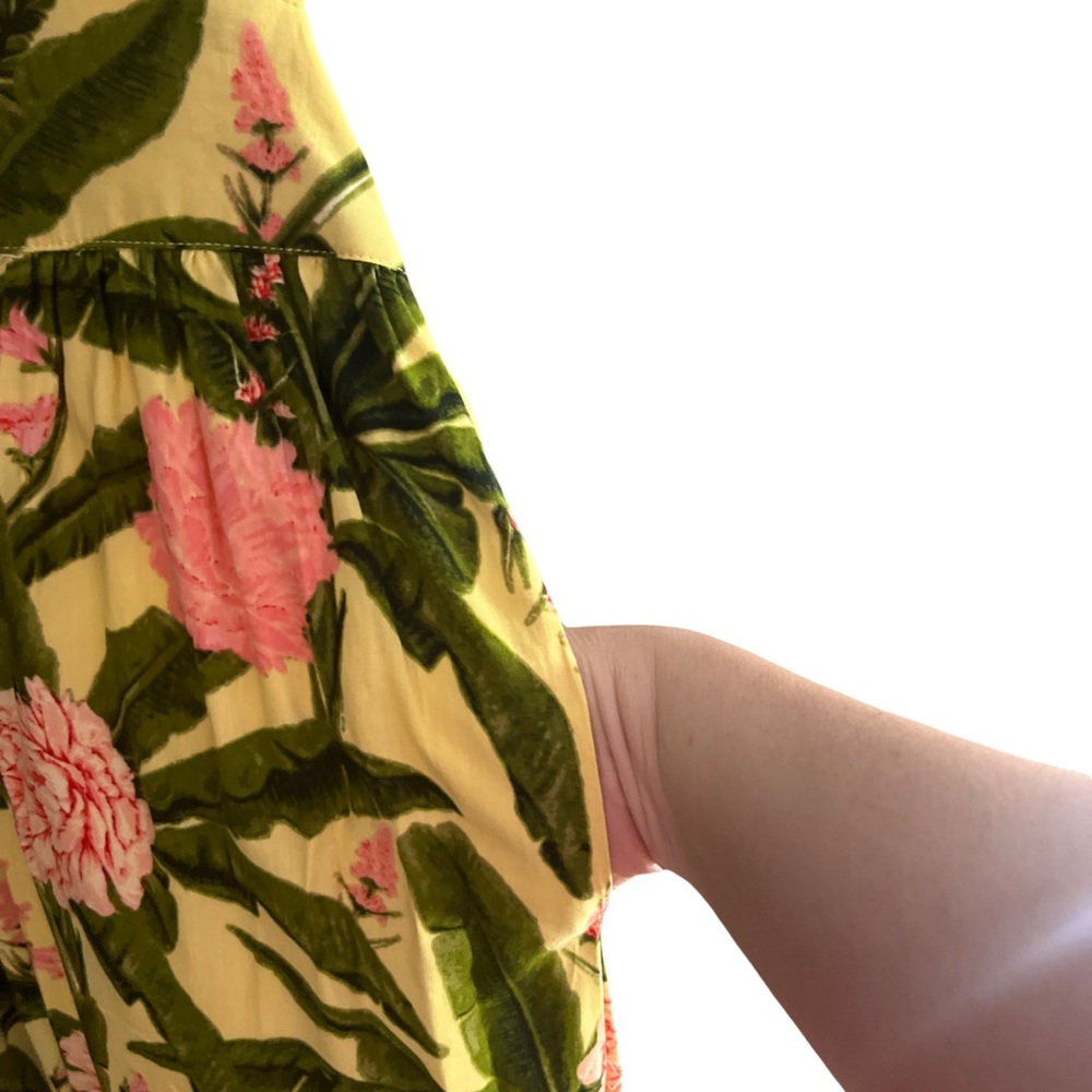 Agua Bendita x Target NWT Peony Botanical Print Jumpsuit Size XS - Picture 7 of 9